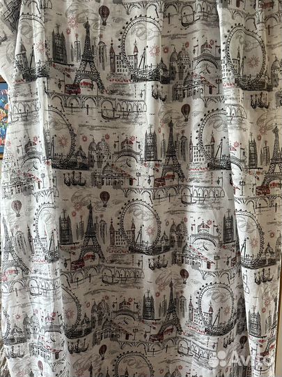 Интерьерный комплект тюль + зеркало + лампа