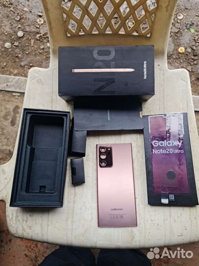 Задняя крышка оригинал.Коробка samsung not 20 ultr