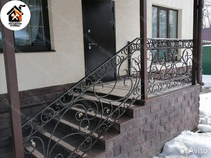 Кованые перила на крыльцо