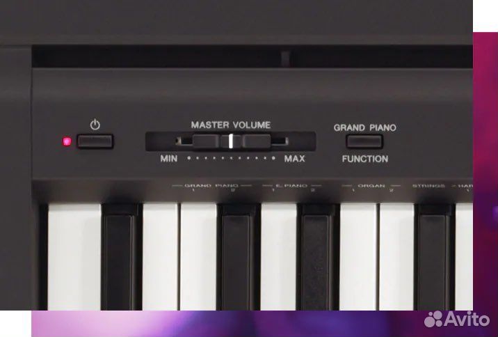 Цифровое пианино yamaha p 45b гарантия