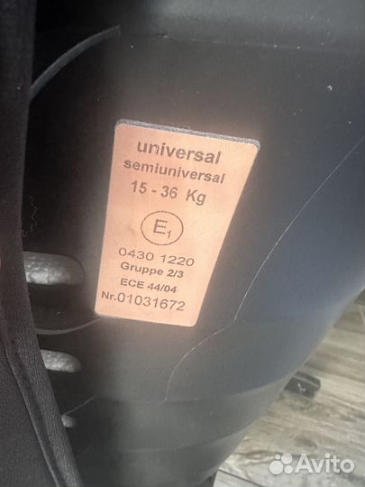 Детское автокресло 15 до 36 кг recaro