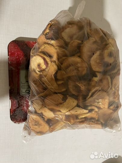 Яблоки, сушеные на печи (сухофрукты)