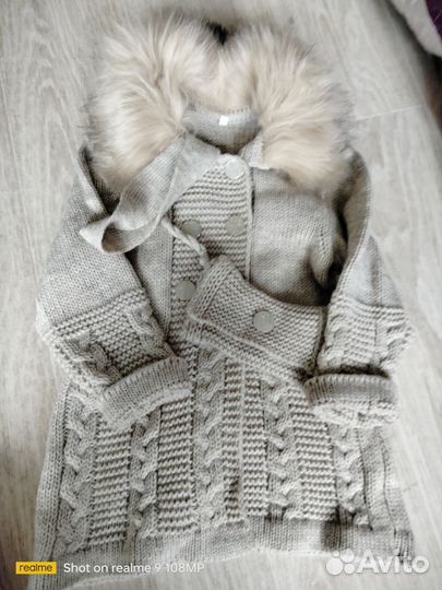 Вязаная кофта детская