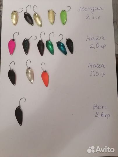 Форелевые блесны Trout Land