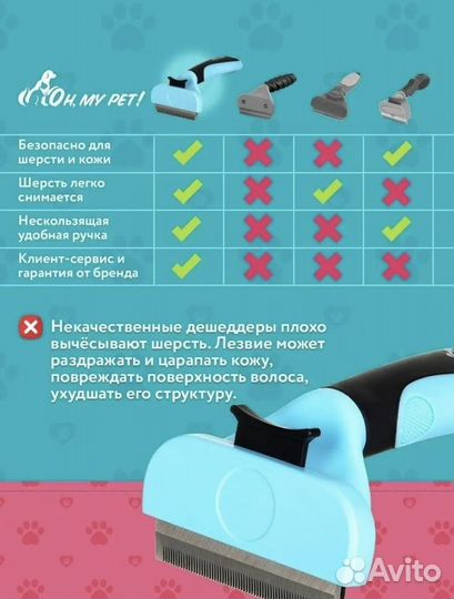 Расчёска для кошек и собак