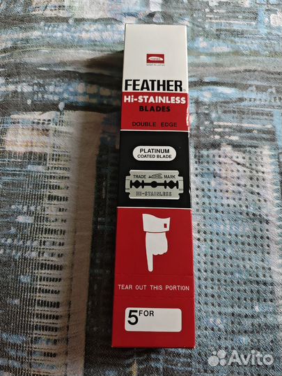 Лезвия для бритья feather