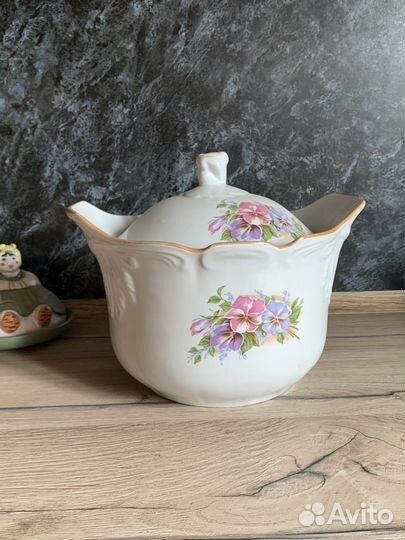 Супница СССР дулево фарфор