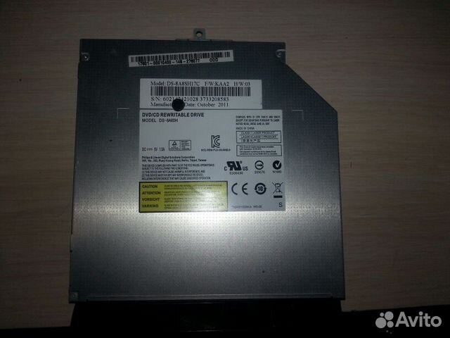 Dvd привод для ноутбука DS-8A8SH