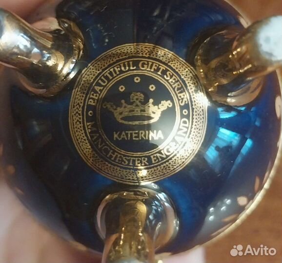 Кобальтовая шкатулка-Яйцо