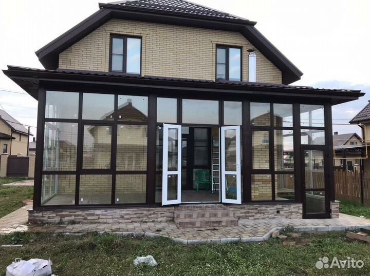 Витражное остекление веранд