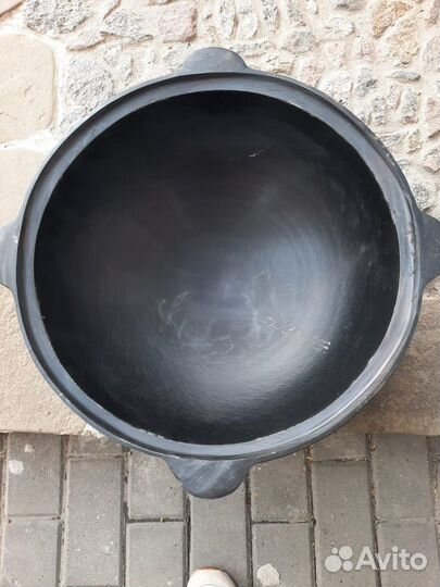 Казан чугунный на 10л с печкой трубой