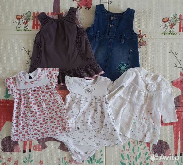 Вещи пакетом на девочку от 3 до 6 мес