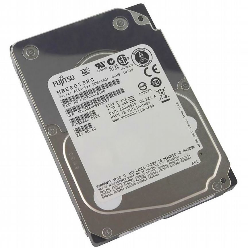 [MBE2073RC] Жесткий Диск Fujitsu 73gb Sas 2,5" Mbe2073rc