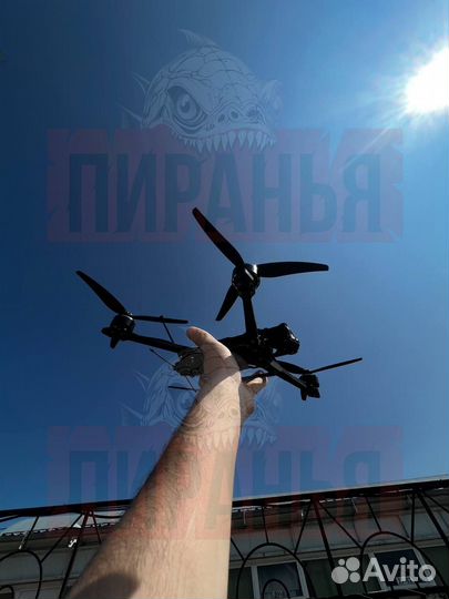 Дpoн фпв пиpaнья 7 и 10 дюймoв