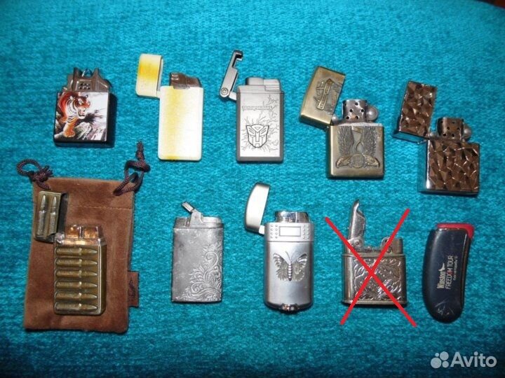 Зажигалки портсигар латунь и цинк