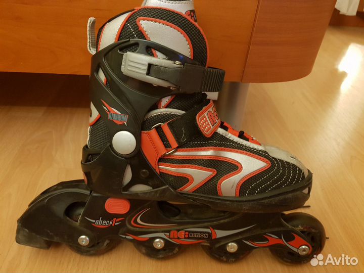 Роликовые коньки детские раздвижные