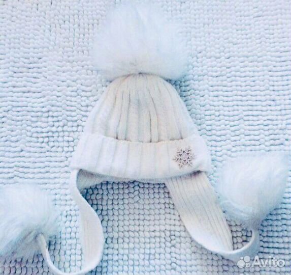 Шапки Janus балаклава шлем белая розовая шарф