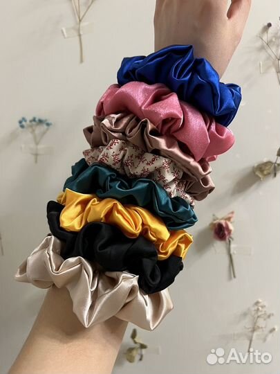Резинка для волос (атлас, шелк )