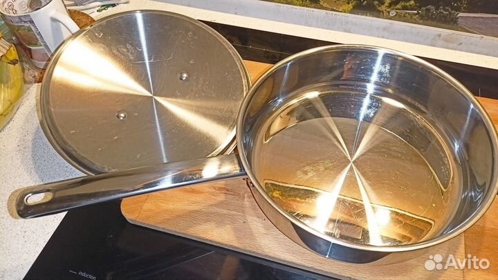 Сковорода IKEA Икея сталь с крышкой