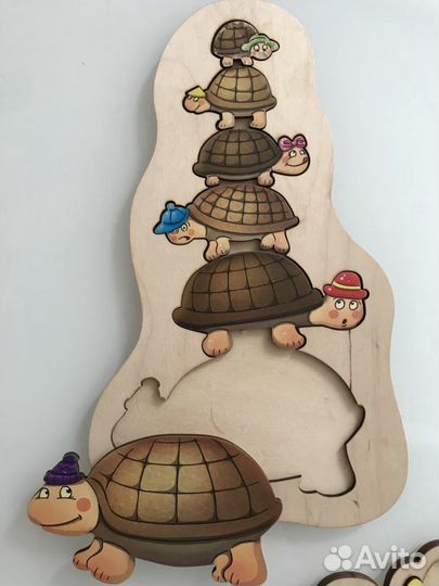 Деревянные пазлы игрушки