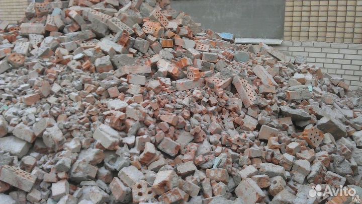 Приму строительный мусор, бой кирпича, бут