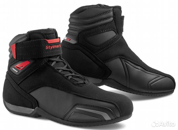 Мотоботы stylmartin vector wp black/antracite/red