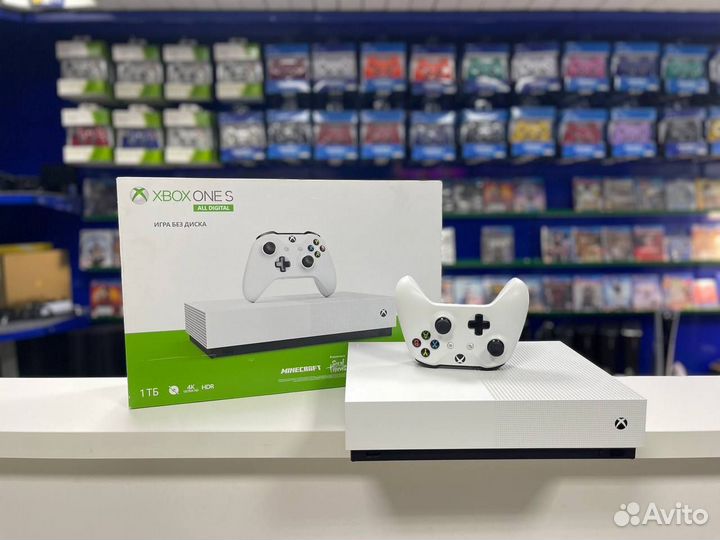 Xbox One All Digital 1tb 500 игр