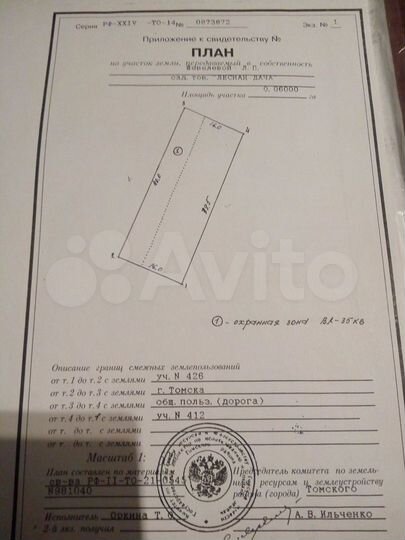 Участок 6 сот. (СНТ, ДНП)