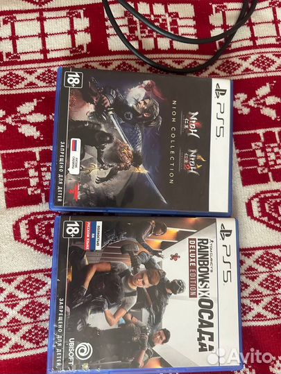 Sony PS5 + 2 джойстика + 2 диска