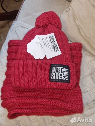 Комплект шапка и шарф