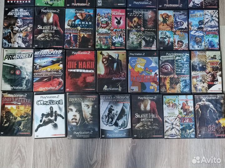 Игровые диски на ps2