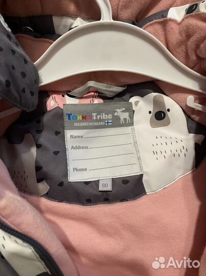 Зимний комбинезон для девочки 80