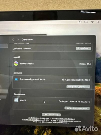 Macbook pro 13 2018 Touch Bar i5/16/256gb