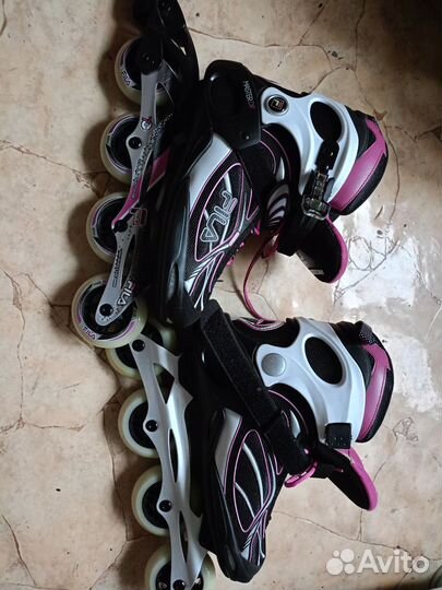 Роликовые коньки fila master df женские 41 EU р-р