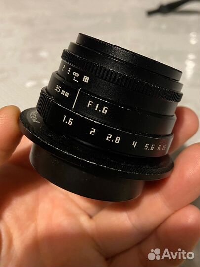 35mm f1.6 c-mount m4/3