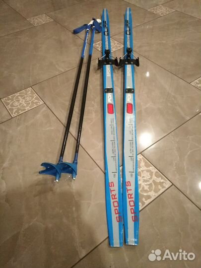 Лыжи беговые детские 150 с ботинками