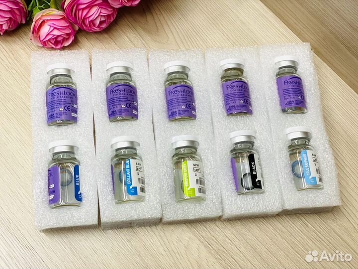 Линзы контактные цветные