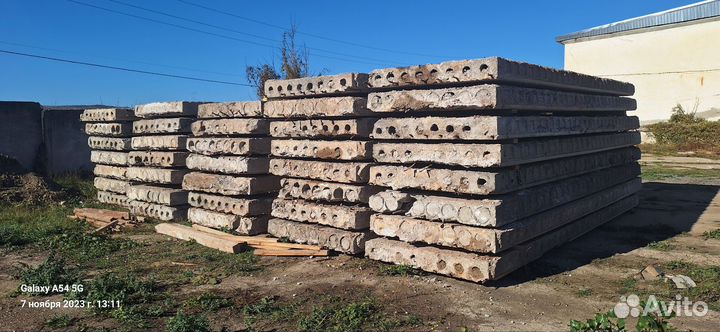 Плиты перекрытия 6.3 и 5.9