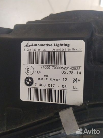 Фара левая BMW X3 F25 X4 F26 (14-17) ксенон