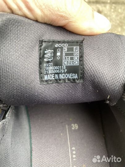 Кроссовки ecco 39