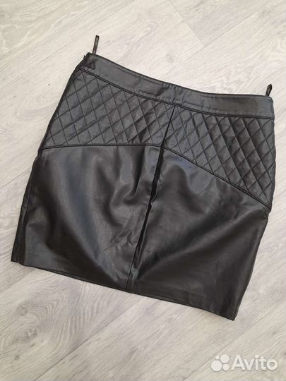 Кожаная юбка