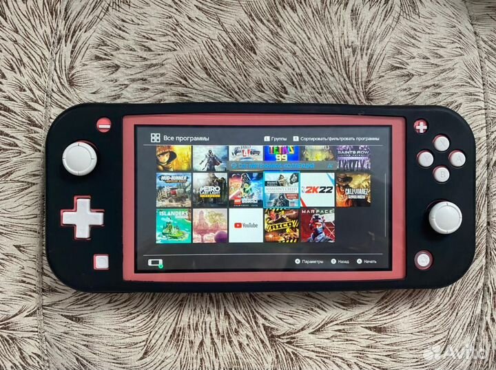 Nintendo switch lite с играми