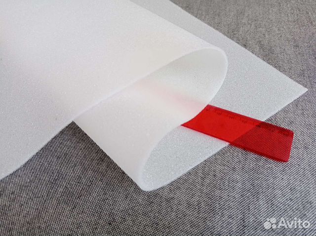 Поролон бельевой 2мм отрез 1*1.5 метра