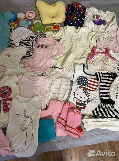 Пакет вещей для девочки 0-2 лет
