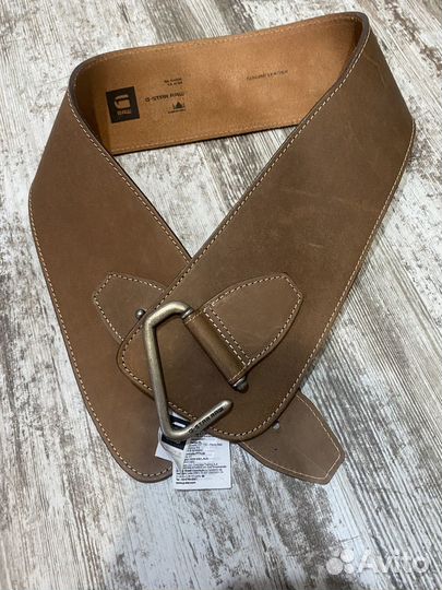 Ремень пояс G-Star кожаный новый