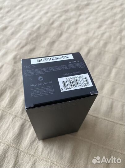 Коробка dior sauvage 100ml оригинал