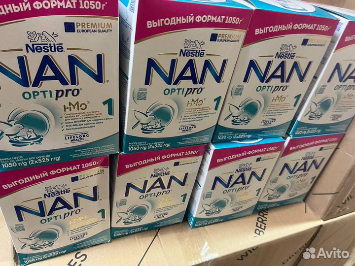 Нан оптипро 1 2 3 4 1050гр