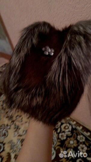 Шапка зимняя(52) кролик