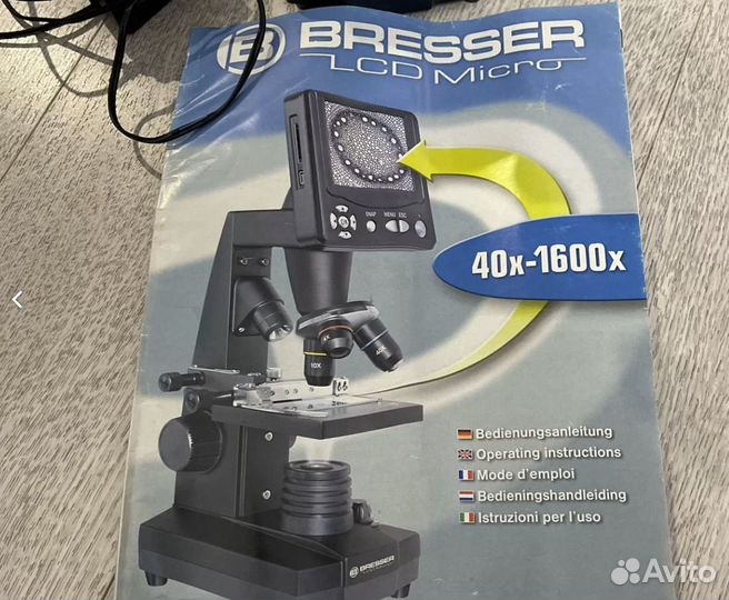 Микроскоп Bresser LCD 40x-1600x