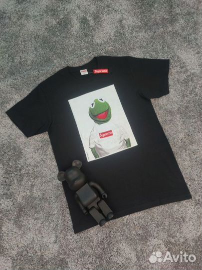 Футболка Supreme the kermit logo